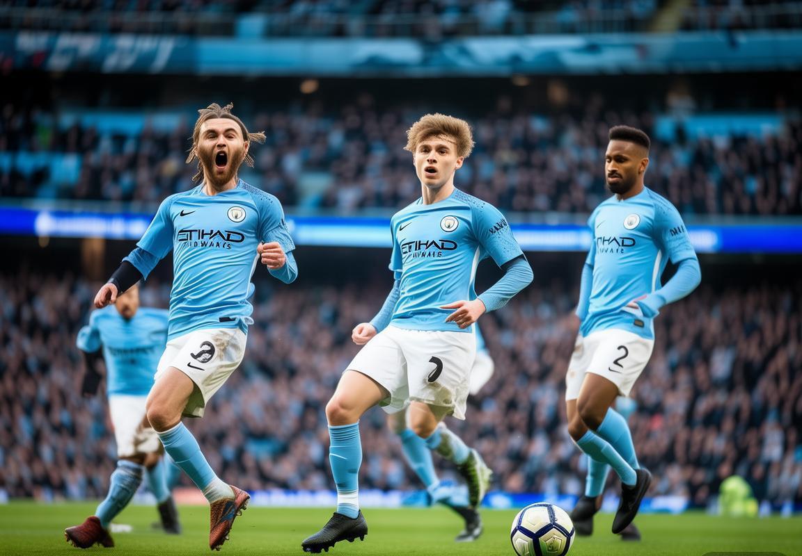 运动战三球完胜！曼城高效出击领跑英超争冠，福登助攻哈兰德闪耀